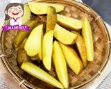 Foto langkah ke 1 dari resep Vegan Potato Wedges alaMetut 👩🍳.