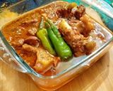 A picture of step 7 of Achar gosht.
