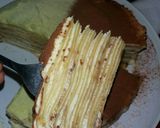 Foto langkah ke 10 dari resep Mille crepes milo green tea.