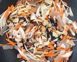 Rice seasoned with soy sauce and boiled with chicken and savory vegetables recipe step 8 photo