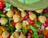 A picture of step 6 of High Protein Chickpea Salad.