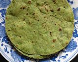पालक की रोटी (palak ki roti recipe in Hindi) रेसिपी चरण 4 फोटो
