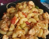 A picture of step 6 of Chicken macroni.