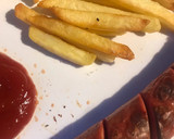 Foto del paso 3 de la receta: Salchichas de pavo y pollo con patatas fritas, en airFryer