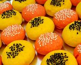 عکس مرحله 3 از دستور شیرینی کعک با رنگ خوراکی و زعفران 👌😋