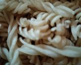A picture of step 1 of Pasta Primavera.