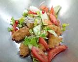 ยำปลาทอดกรอบ วิธีทำสูตร 8 รูป