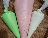 Foto langkah ke 7 dari resep Bolu Kukus Mekar (Semangka).
