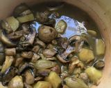 Une image de l'étape 4 de Velouté 🍄🪵châtaignes 🌰champignons de Paris🧀fromage de brebis🍁.