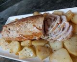 Pas rețetă Rulou umplut din carne de curcan și kaizer feliat ! 6 fotografie