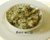 மணத்தக்காளி கீரை (பாலக்) கூட்டு (manathakkali keerai kootu recipe in tamil) ரெசிபி ஸ்டேப் 4 புகைப்படம்