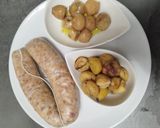 Foto del passaggio 1 della ricetta Panino gourmet cotechino cbt, lampascioni e crema di castagne