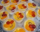 Foto langkah ke 5 dari resep 46.2023. Silky Fruit Pudding (15 cup uk 150 ml).