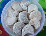 Foto langkah ke 3 dari resep Putri Salju, Palm Sugar Cookies, Kue Kering Kurma (terigu 1 kg).