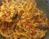 A picture of step 1 of Pasta and meatball.