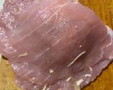 Sajttal-sonkával-gombával töltött karaj rántva recept fázis 3 fotója
