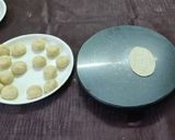 A picture of step 5 of Potato Toffee.