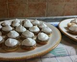 Diós linzer habkalappal /Nusslinzer mit Moussehut recept fázis 8 fotója