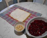 Une image de l'étape 3 de Bûche framboise amande.