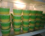Foto langkah ke 9 dari resep Puding lumut vla.