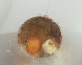 Foto del paso 1 de la receta: Tortitas de cacao con arándanos y plátano
