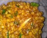 A picture of step 8 of Dhaba style daal.