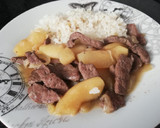 Foto del paso 9 de la receta: Hígado con manzana y arroz 🍏