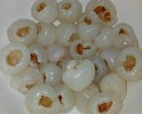 Hình bước làm 5 của món Panna Cotta Vải thiều và Mận