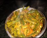 भिंडी की सब्जी (bhindi ki sabzi recipe in Hindi) रेसिपी चरण 4 फोटो