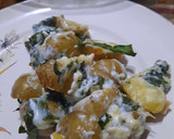 Foto del paso 6 de la receta: Acelgas cremosas al horno con papines al vapor