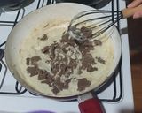 Foto del paso 5 de la receta: Pasta cremosa de queso azul y carne