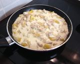 Tejszínes ananászos csirke recept fázis 5 fotója