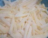 A picture of step 3 of KFC STYLE CRUNCHY FRENCH FRIES😋.