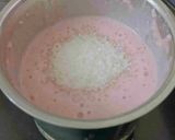 A picture of step 2 of Strawberry banana coconut milkshake.