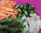Foto langkah ke 1 dari resep Tumis buncis wortel.