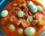 Foto langkah ke 3 dari resep Sambal kuah udang telur puyuh.