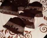 Foto langkah ke 4 dari resep Puding coklat lapis oreo.