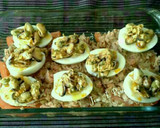 Foto del paso 4 de la receta: Huevos cocidos con mejillones