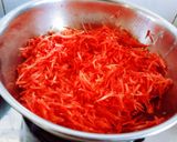A picture of step 3 of Delicious nutritious Authentic Gajar (carrot) halwa for Christmas festival.