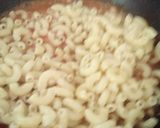 A picture of step 5 of One pot macroni with chicken shami kababs.