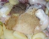 صورة لخطوة 3 من وصفة طاجن بطاطس بلفراخ🥘😋