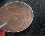A picture of step 2 of Ragi Chocolate Cake with Walnut Crunch.