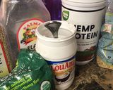 A picture of step 1 of Oatmeal Protein Balls.
