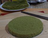 Foto langkah ke 7 dari resep 🍵 MATCHA CREPES CAKE 🍵.