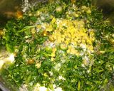 A picture of step 2 of Methi paratha.