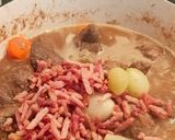 Une image de l'étape 4 de Bœuf bourguignon.
