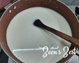 A picture of step 1 of Basundi.