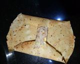 A picture of step 10 of Papad Spring Roll.