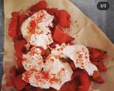 Une image de l'étape 3 de Feuilleté au poivron, chèvre et curry 🌶.