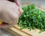 Hình bước làm 1 của món Chả trứng nướng cách thủy